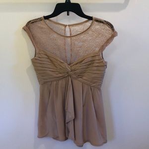 BCBG Beige Top